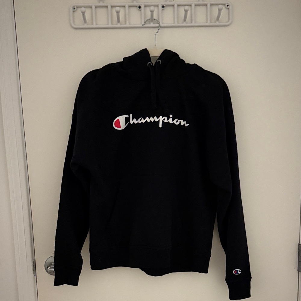 Champion Black Pullover Hoodie